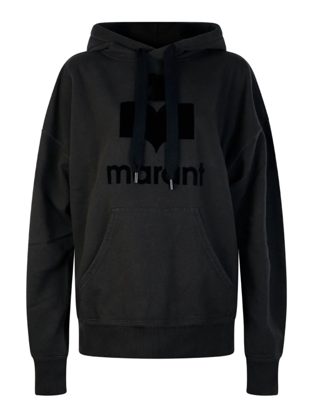 Isabel Marant Black Logo Pullover Hoodie